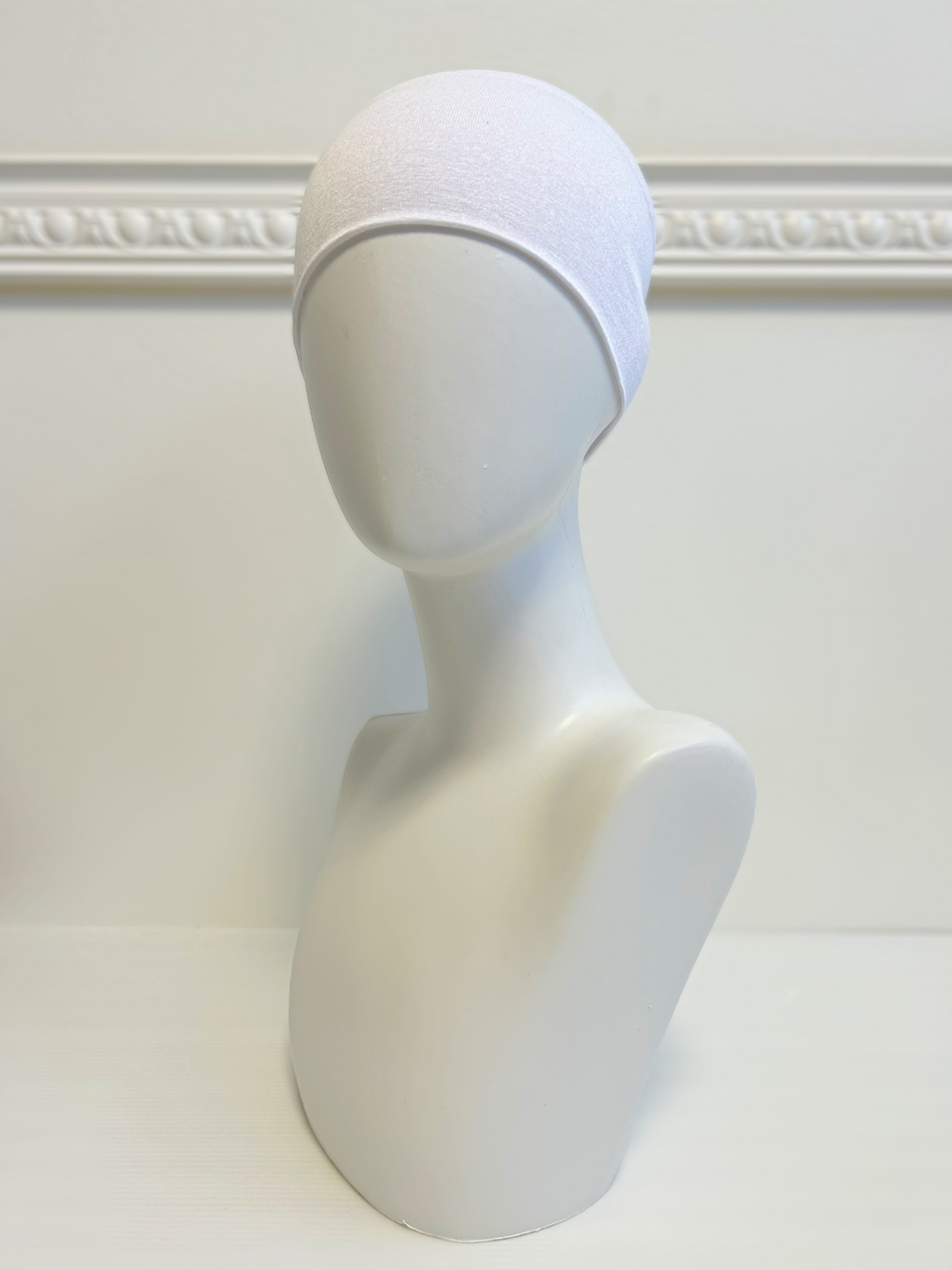 bonne bandeau sous hijab blanc