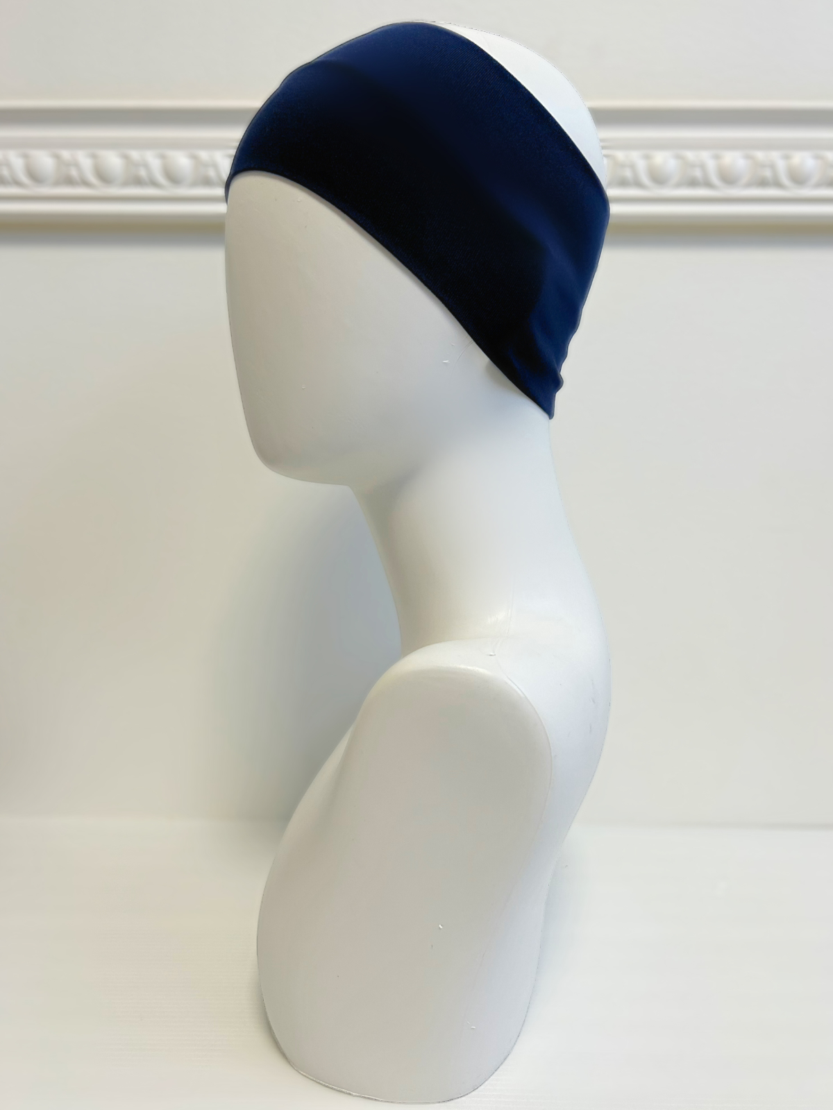 bonne bandeau sous hijab bleu marine