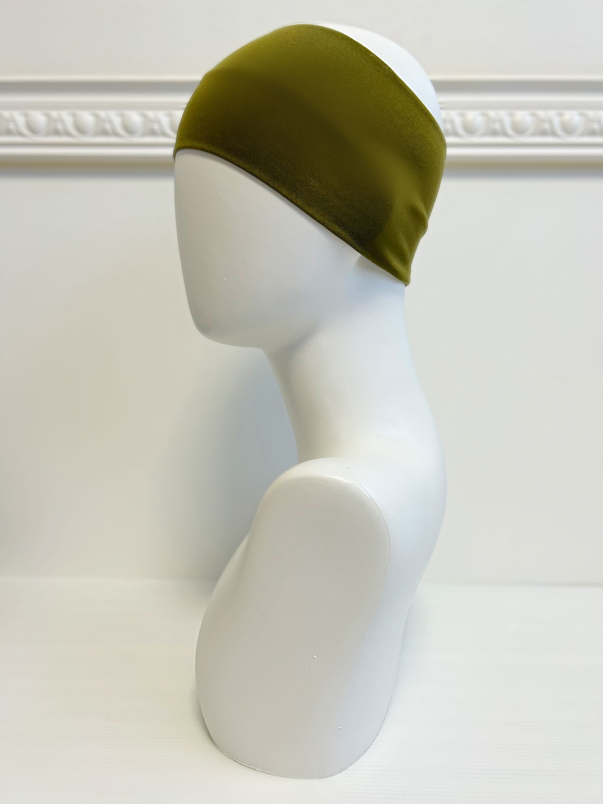 bonne bandeau sous hijab vert kaki vert