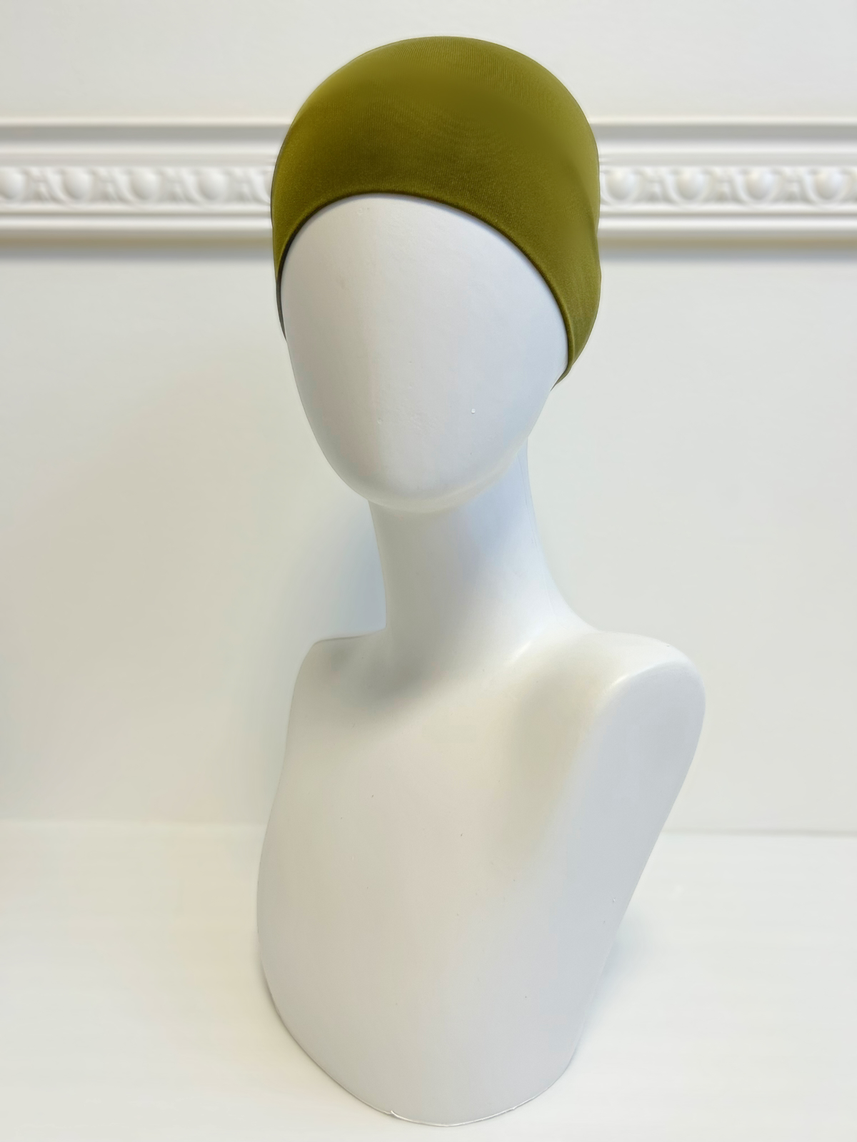 bonne bandeau sous hijab vert kaki