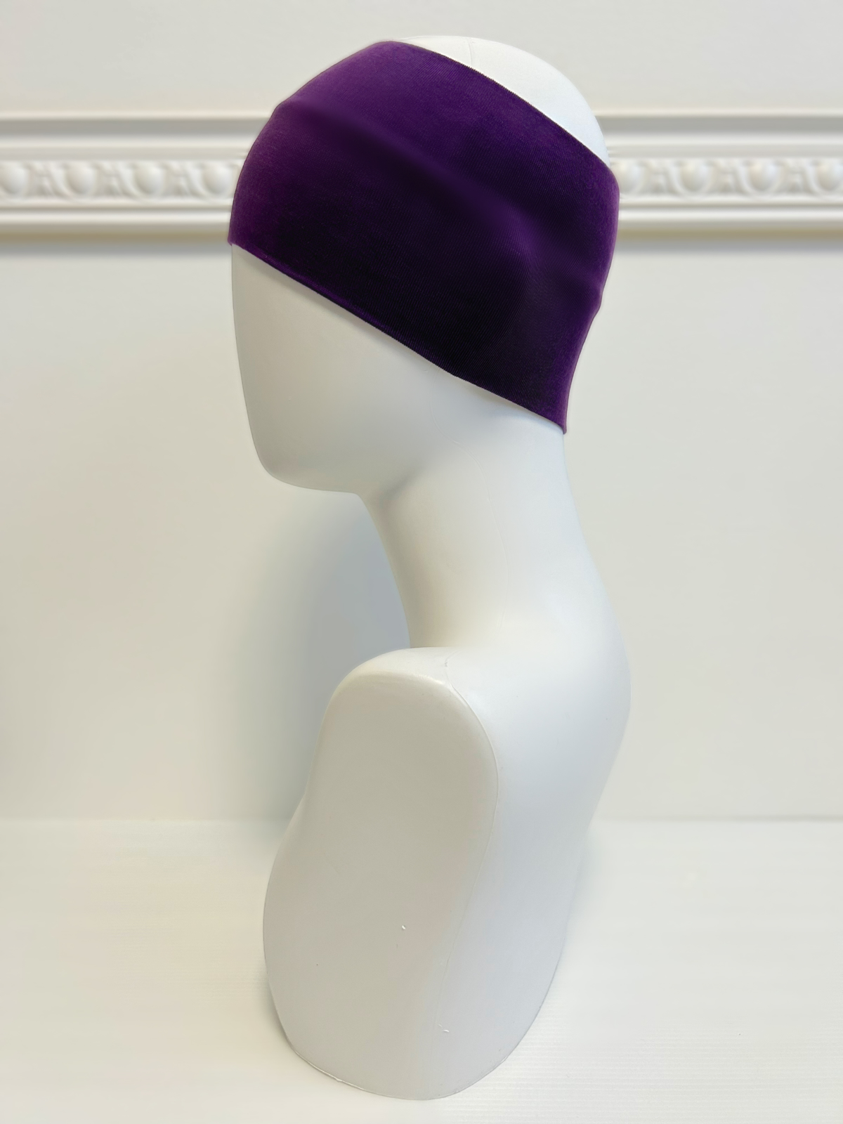 bonne bandeau sous hijab violet
