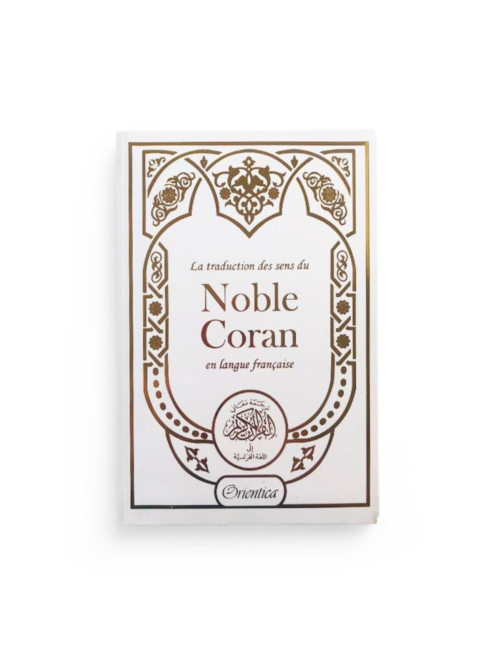 Le Noble Coran - Traduction en français - Couleur blanc doré