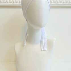 bandeau sous hijab à nouer blanc