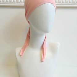 bandeau sous hijab à nouer rose