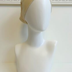 bandeau sous hijab croisé beige