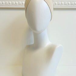 bandeau sous hijab croisé beige