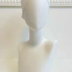 bandeau sous hijab croisé blanc blanc