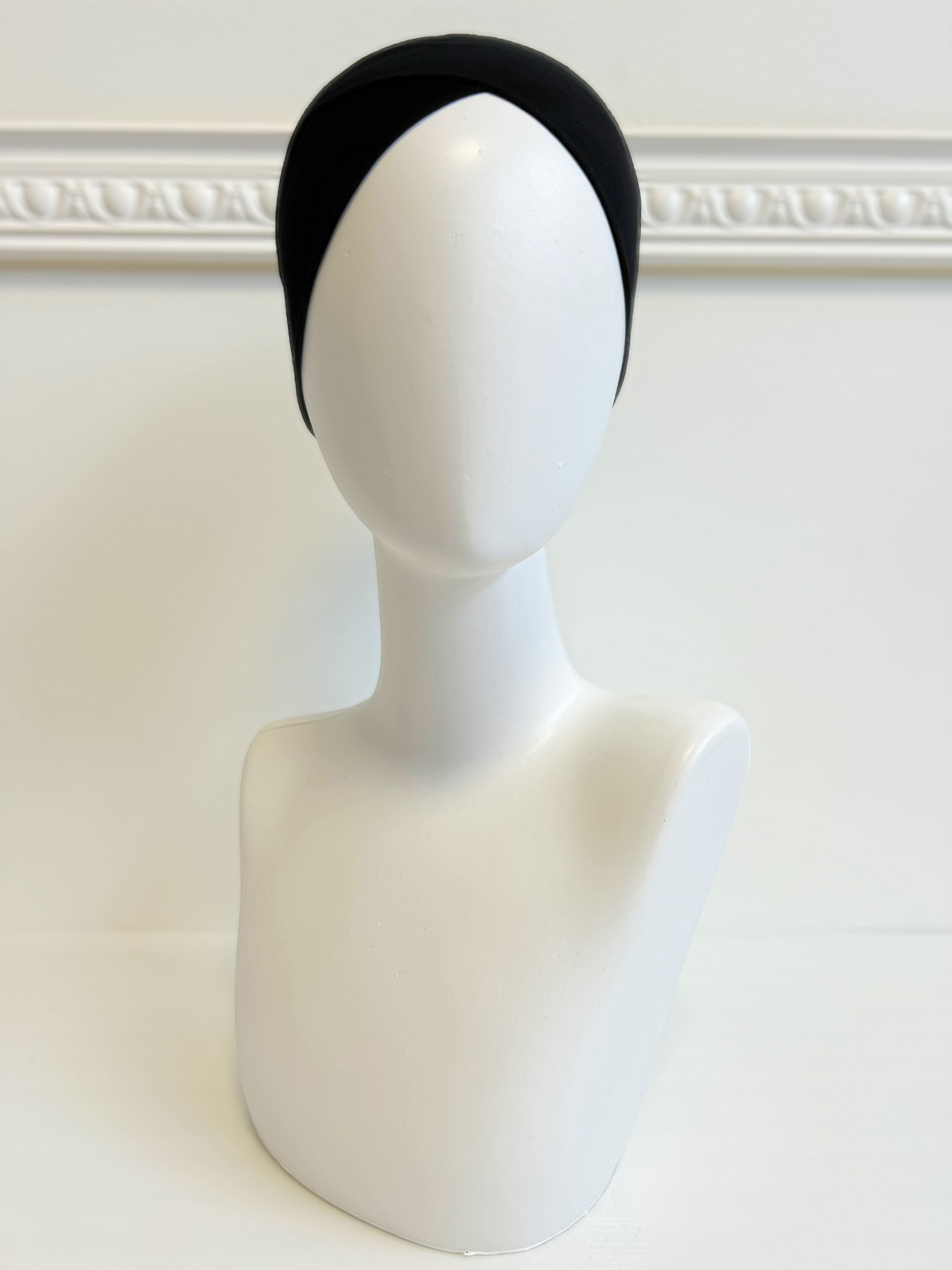 bandeau sous hijab croisé noir noir