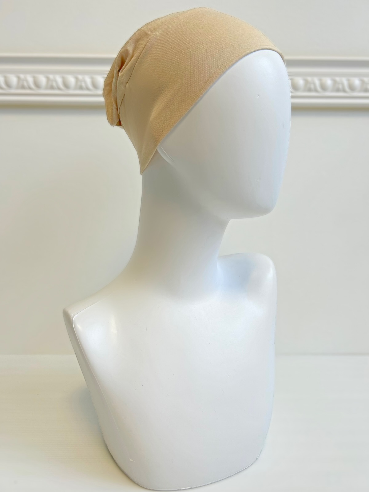 bonnet sous hijab pour femme voilée beige