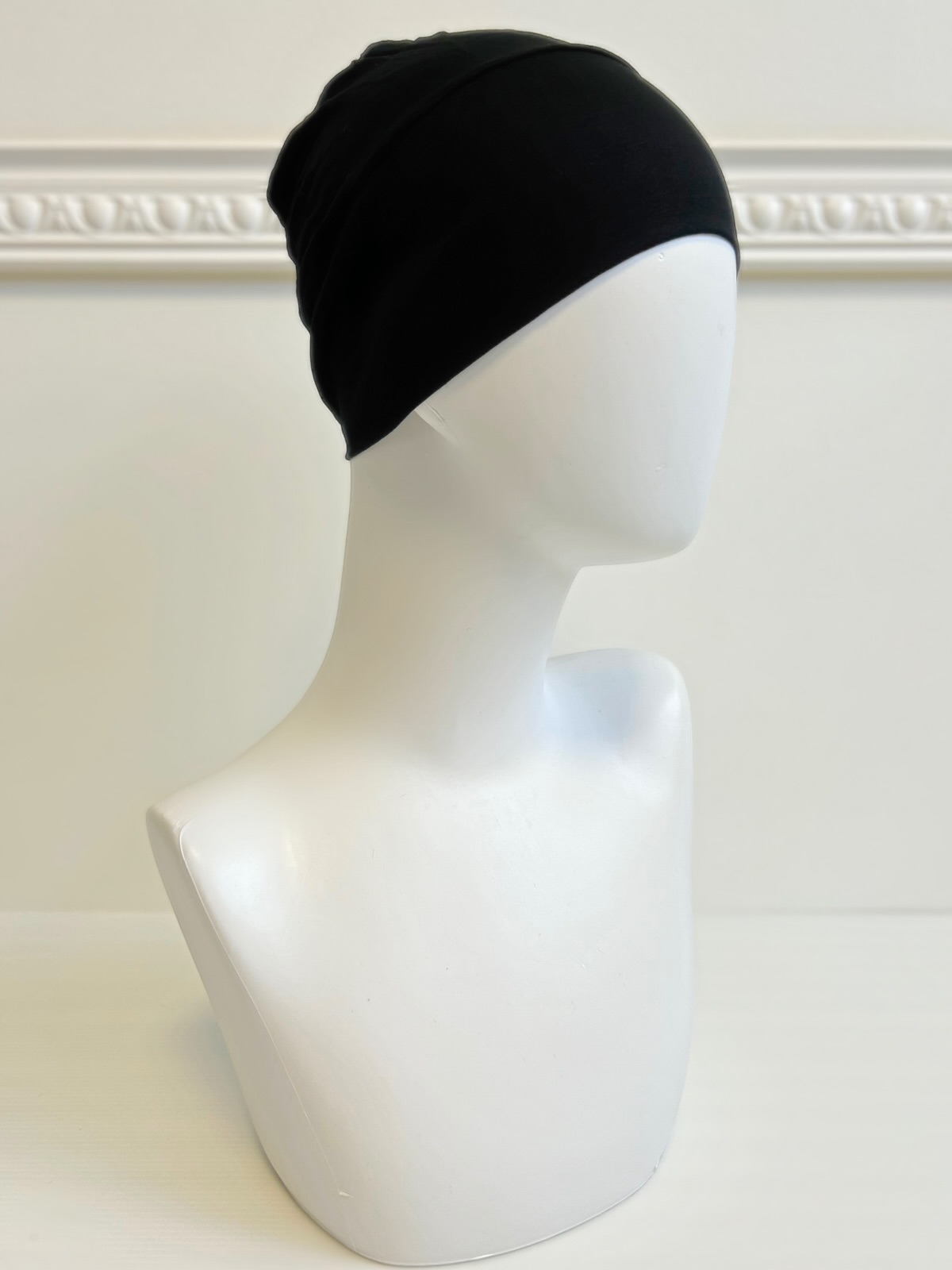 bonnet sous hijab pour femme voilée noir