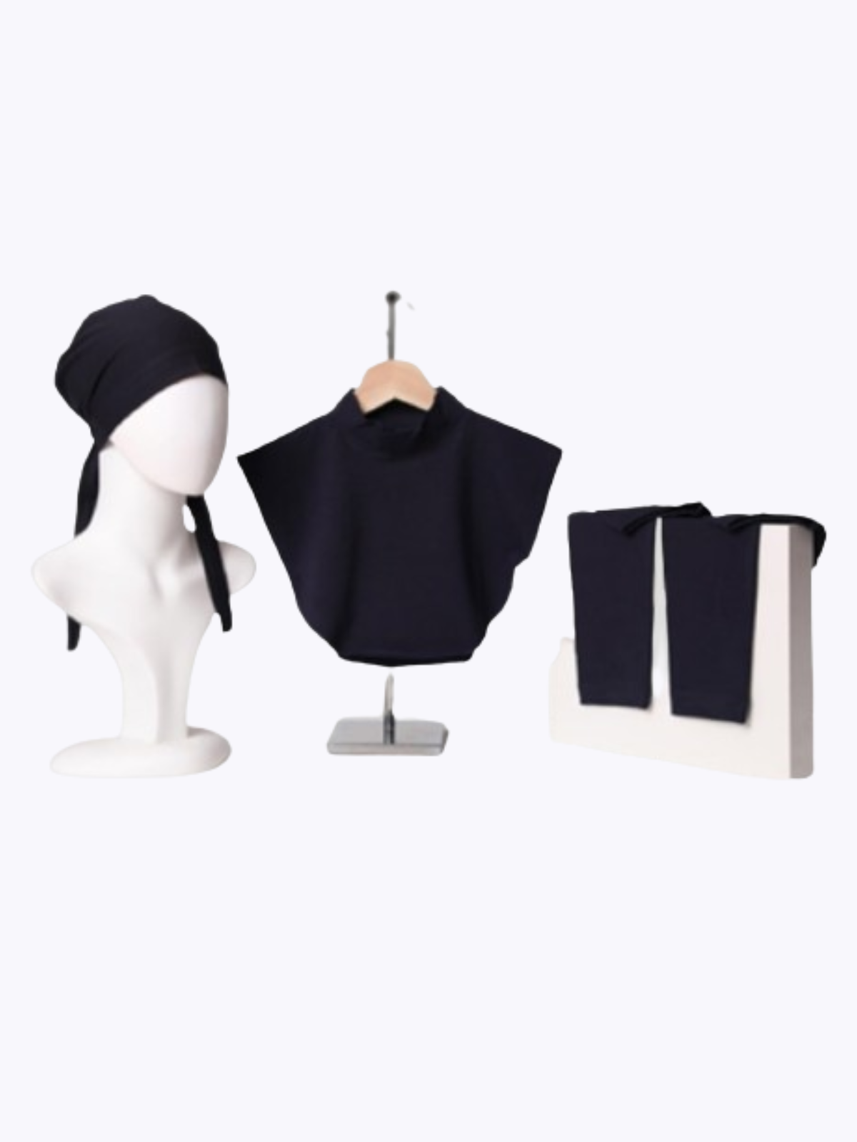 bonnet a nouer manchette hijab