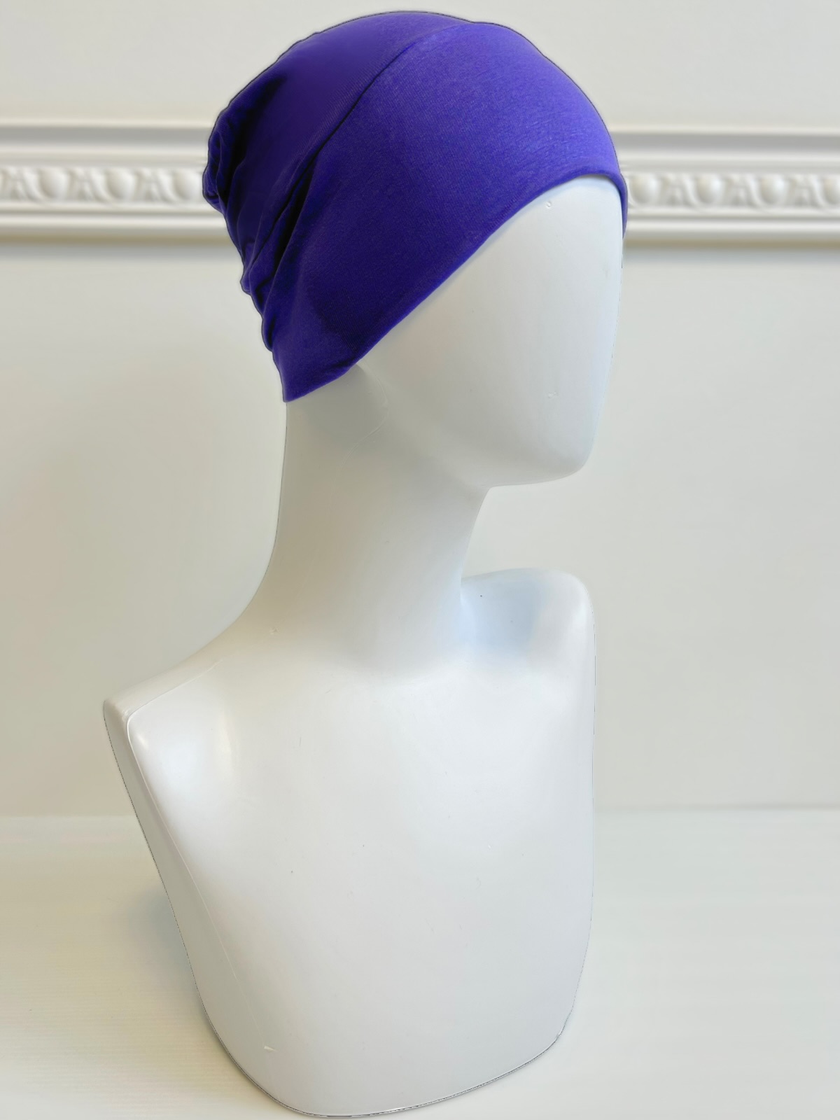 bonnet sous hijab pour femme voilée violet