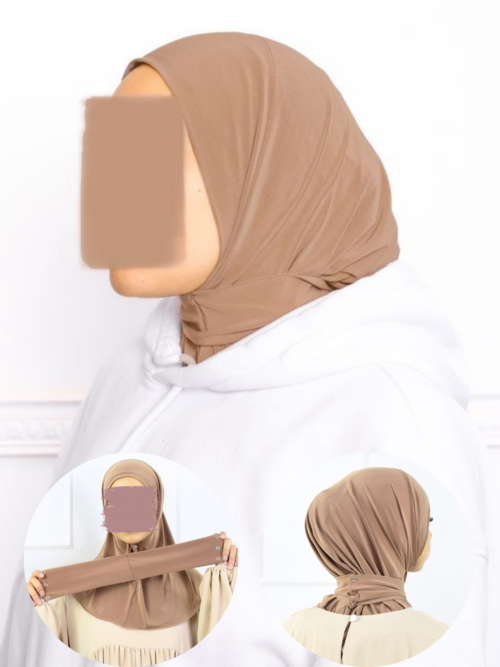 Hijab à clipser Jersey