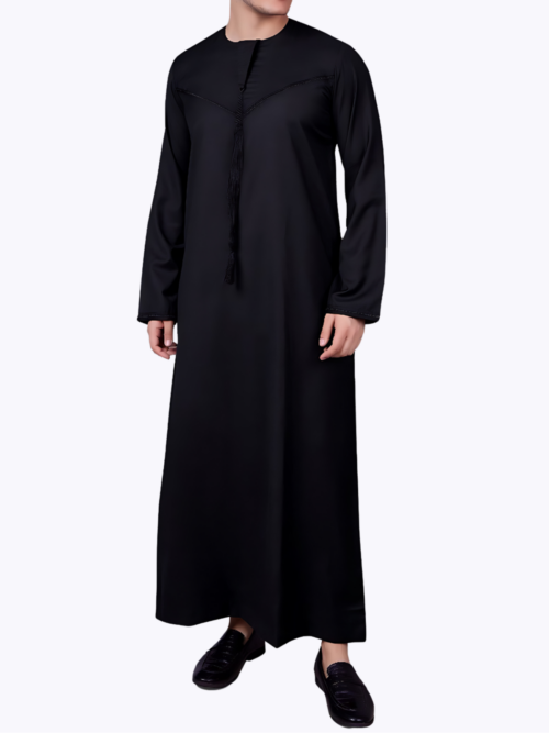 Qamis Émirati Noir