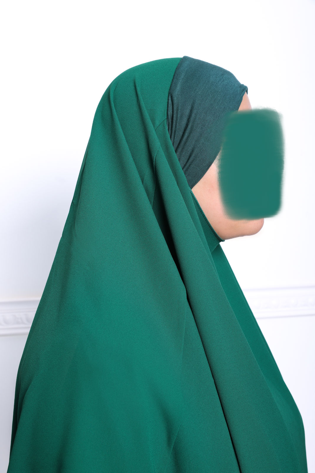 Khimar a enfiler bandeau en jersey-6