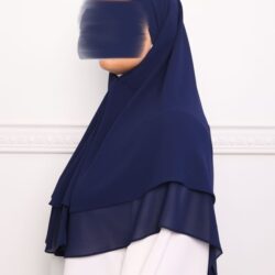 khimar double voiles khimar deux voiles khimar pas cher mon hijab pas cher bleu marine khimar double voiles khimar deux voiles khimar pas cher mon hijab pas cher bleu marine