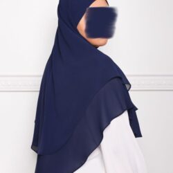 khimar double voiles khimar deux voiles khimar pas cher mon hijab pas cher bleu marine khimar double voiles khimar deux voiles khimar pas cher mon hijab pas cher bleu marine