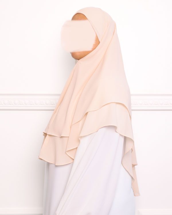 khimar double voiles khimar deux voiles khimar pas cher mon hijab pas cher beige khimar double voiles khimar deux voiles khimar pas cher mon hijab pas cher beige