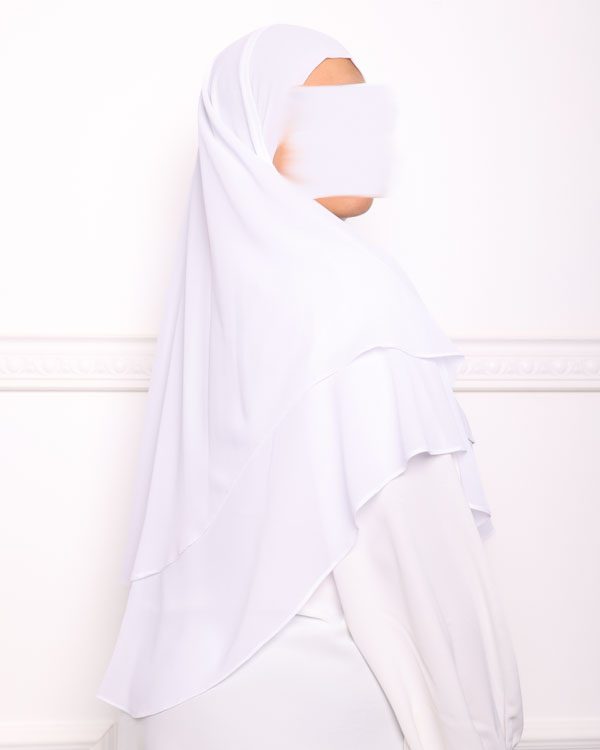 khimar double voiles khimar deux voiles khimar pas cher mon hijab pas cher blanc khimar double voiles khimar deux voiles khimar pas cher mon hijab pas cher blanc