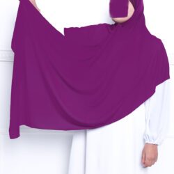 hijab a enfiler en mousseline en crepe bandeau croise en jersey-04