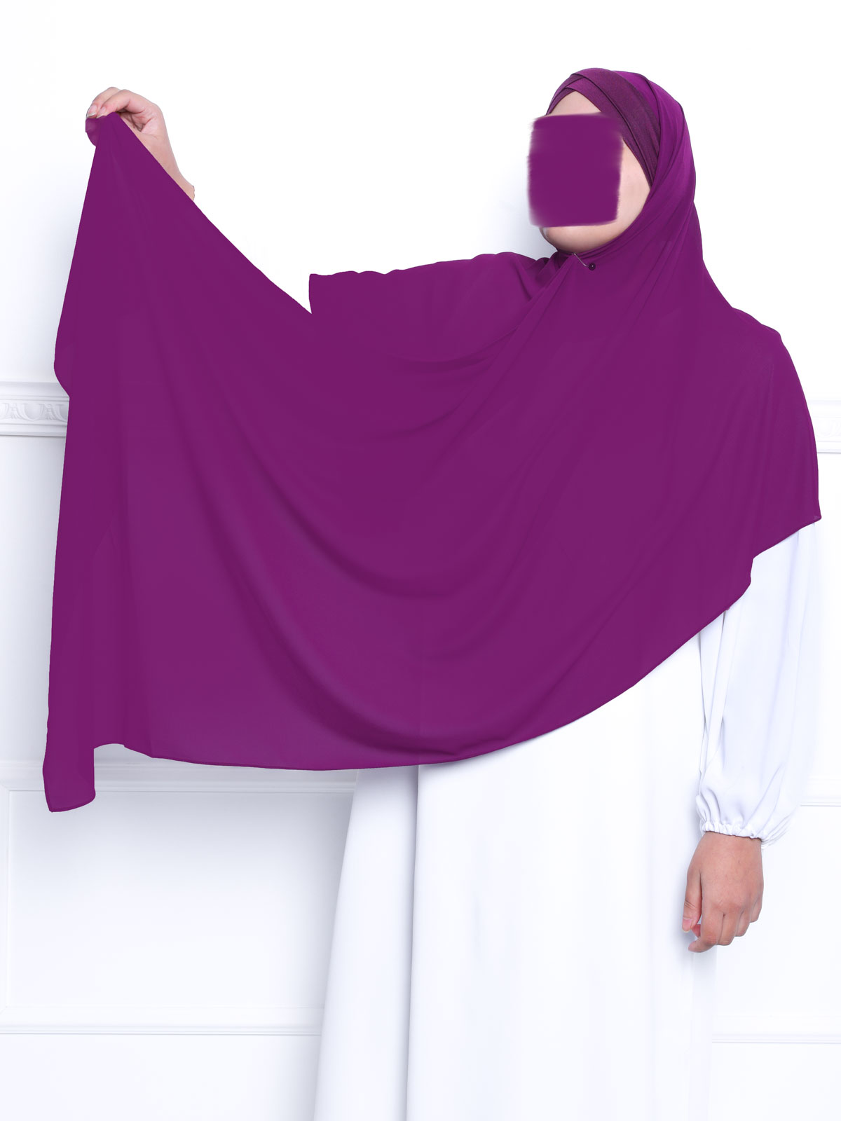 hijab a enfiler en mousseline en crepe bandeau croise en jersey-04