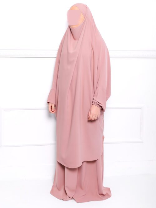 Jilbab en Soie de Médine deux pièces
