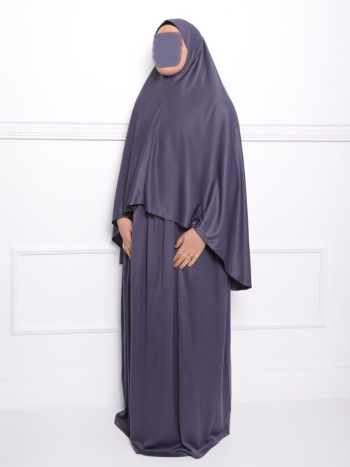 Ensemble de prière deux pièces Gris foncé