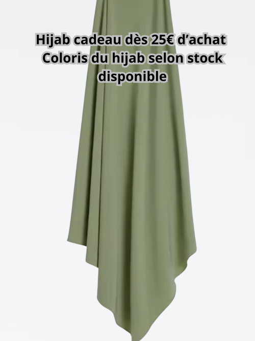 Hijab offert dès 25€ d'achat