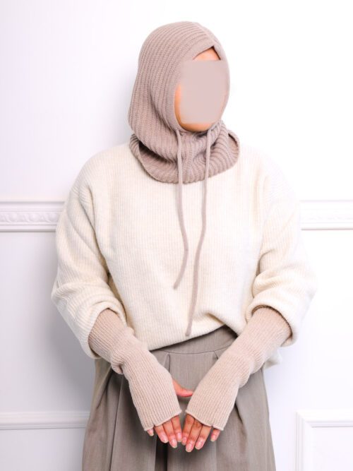 Manchette longue en Maille Chaude et Confortable