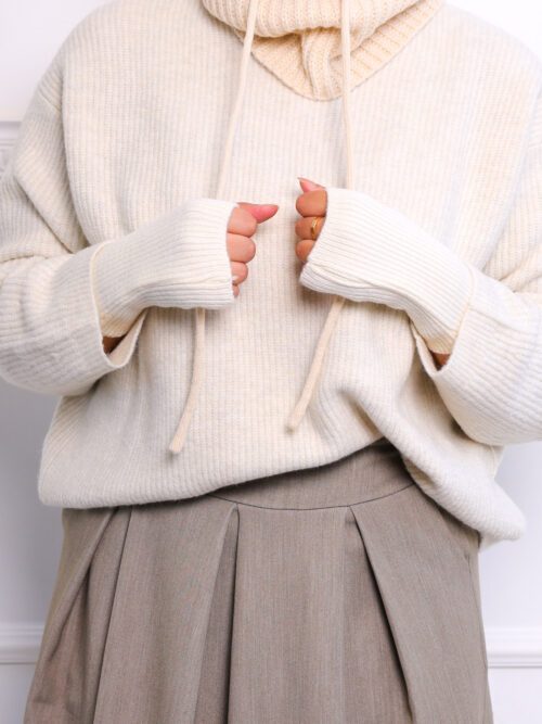Manchette courte en Maille Chaude et Confortable
