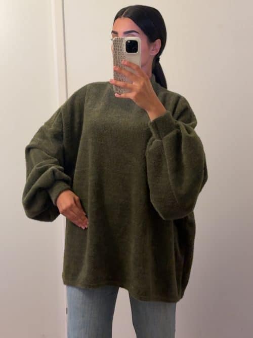 Pull doux oversize