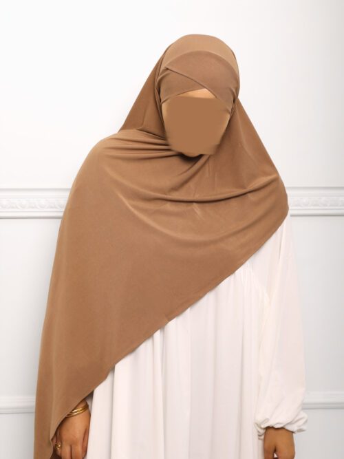Hijab en Jersey premium Croisé