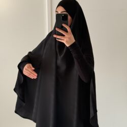 khimar soie de medine fendu