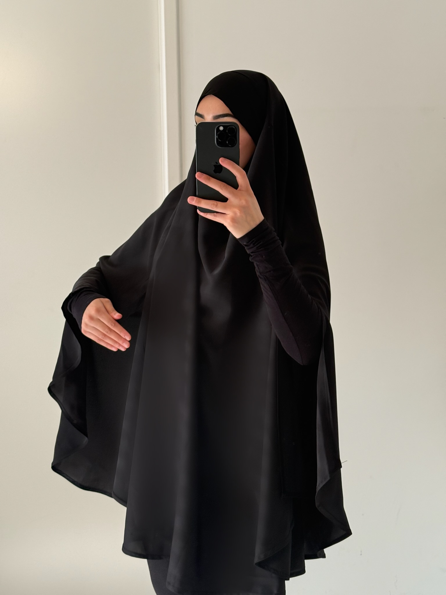 khimar soie de medine fendu