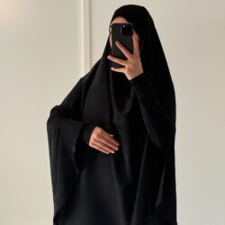 khimar soie de medine fendu