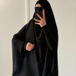 khimar soie de medine fendu