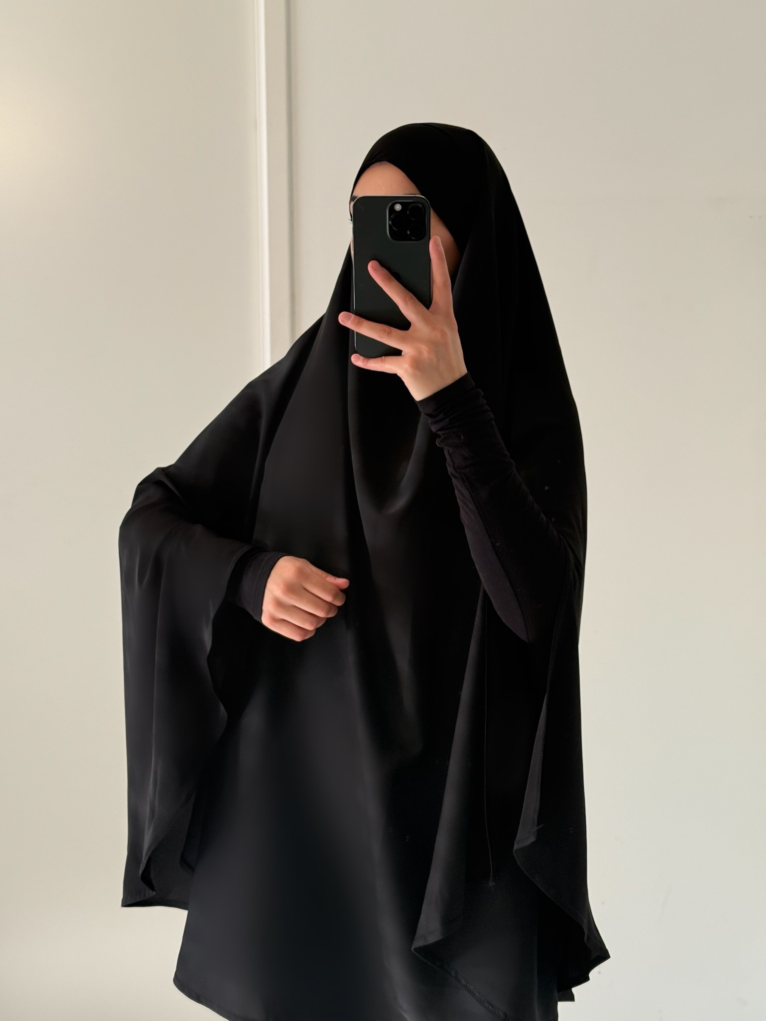khimar soie de medine fendu