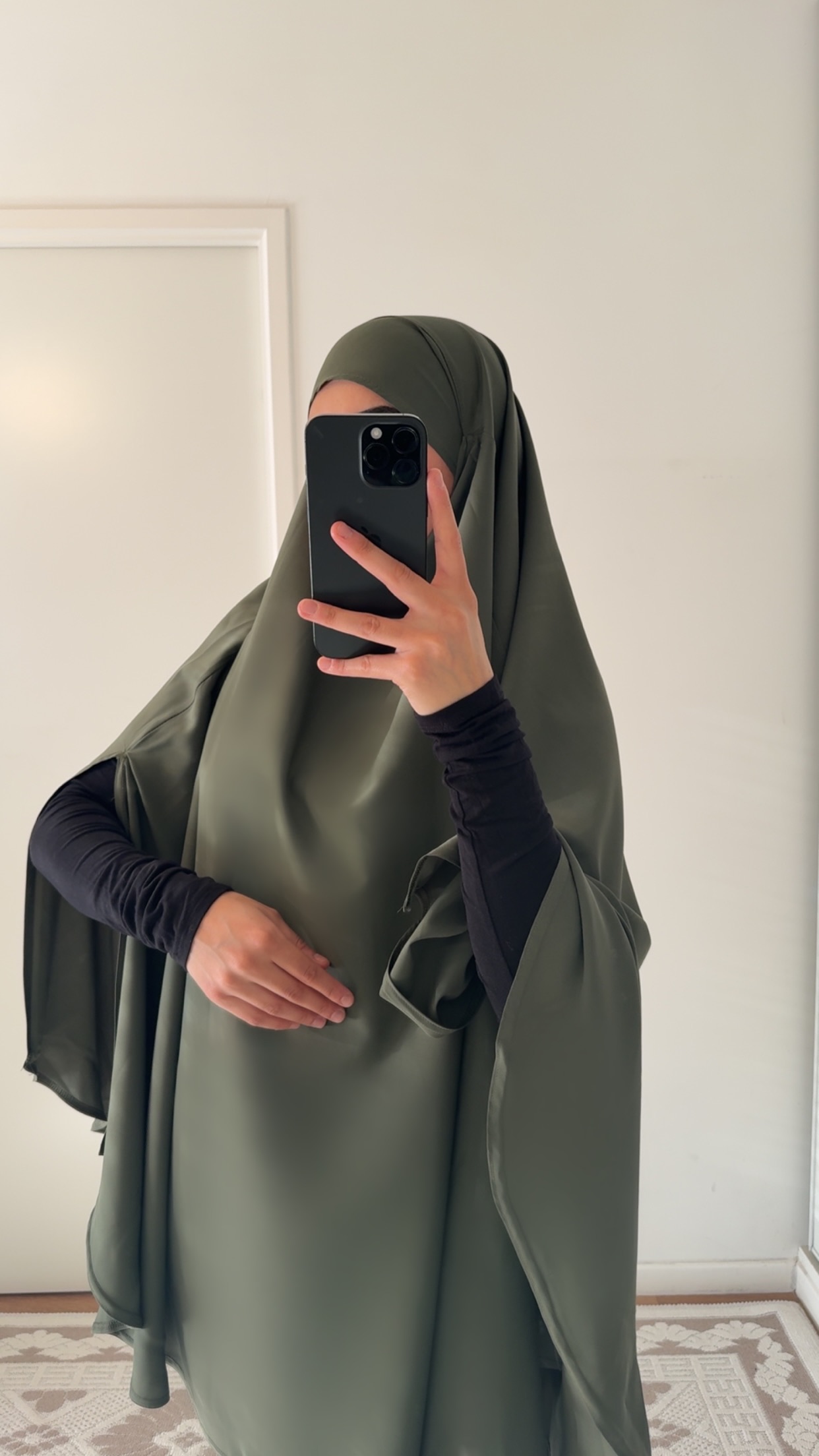 khimar soie de medine fendu