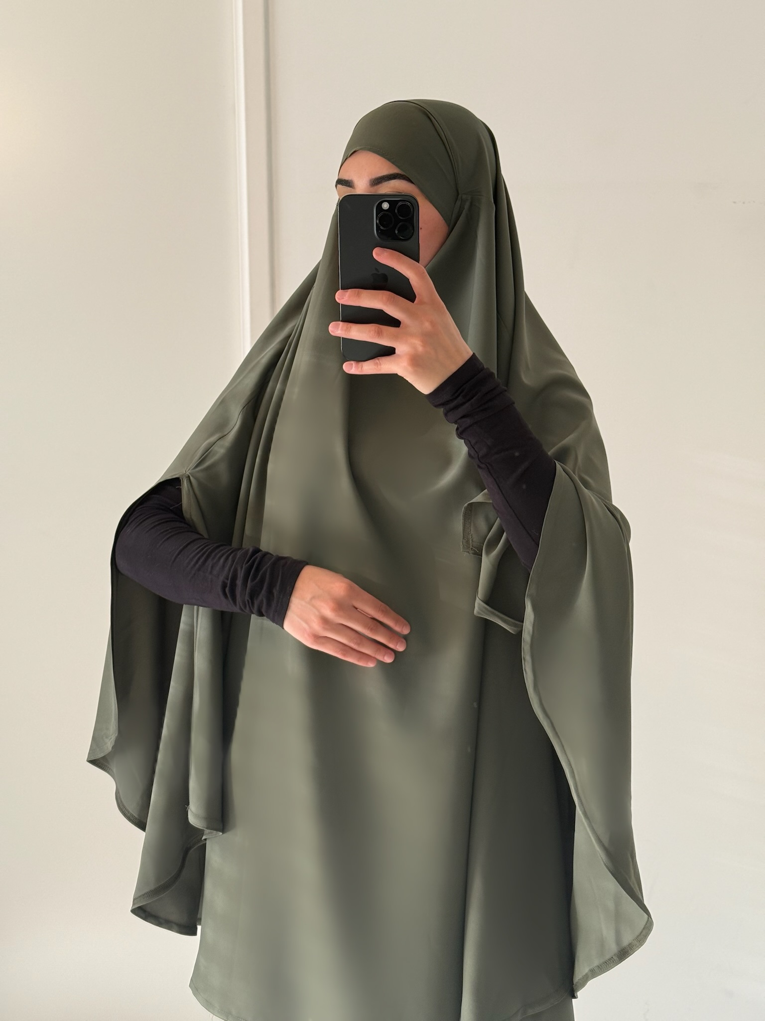 khimar soie de medine fendu