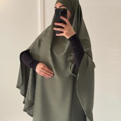 khimar soie de medine fendu