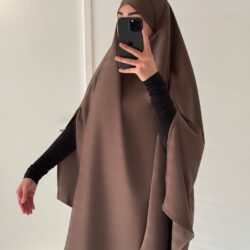 khimar soie de medine fendu