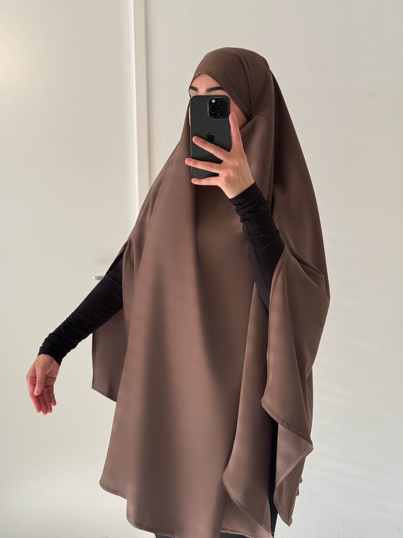 khimar soie de medine fendu