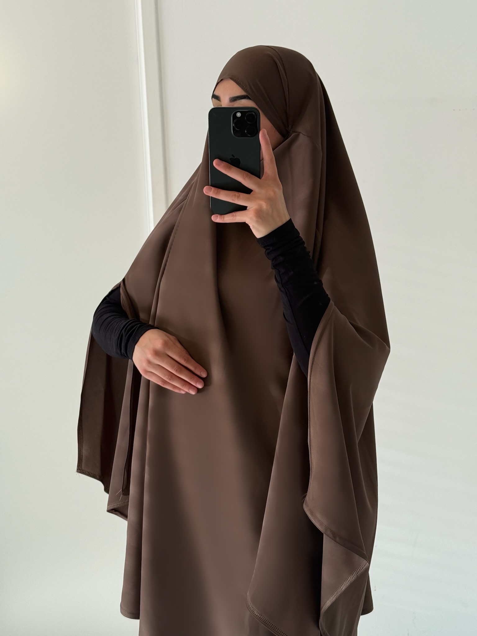 khimar soie de medine fendu