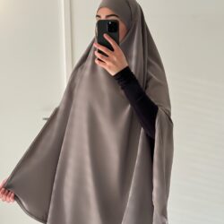 khimar soie de medine fendu