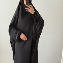 jilbab 1 piece noir