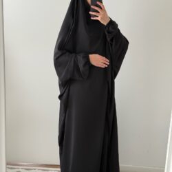jilbab 1 piece noire