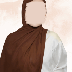 11 light hijab marron choco 100