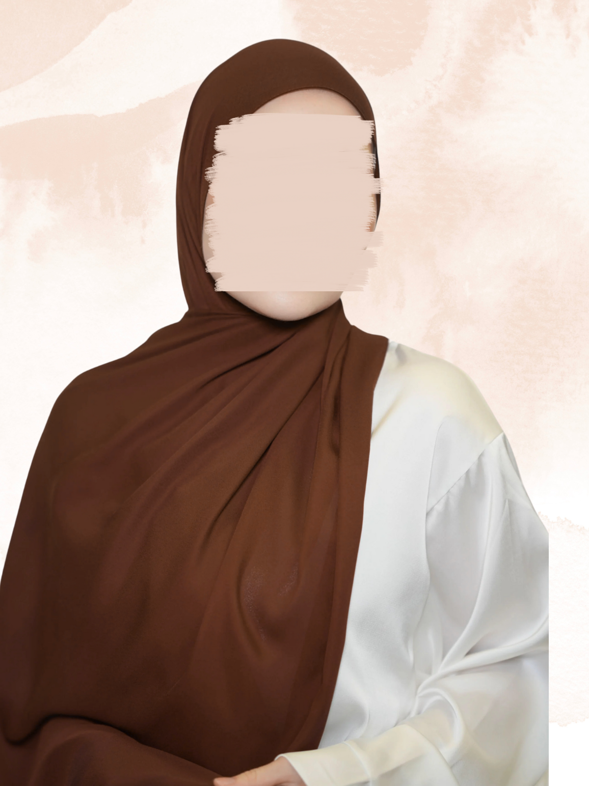 11 light hijab marron choco 100