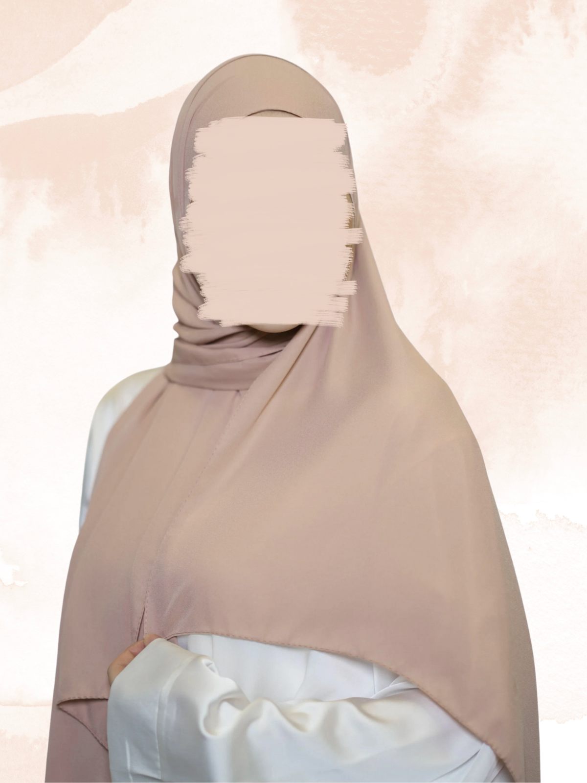 19 light hijab beige 100