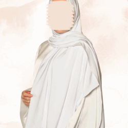 2 jersey satin blanc cassé